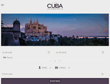 Tablet Screenshot of hotelhostalcuba.com